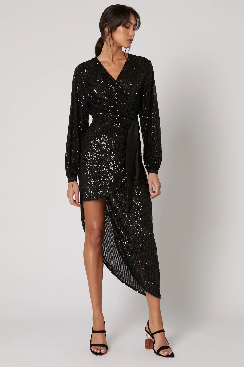 Winona Amara Wrap Dress Black