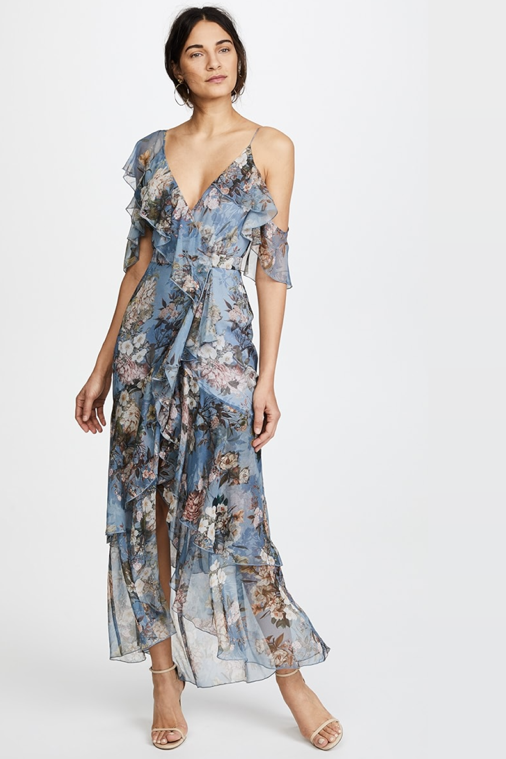 Nicholas Arielle Floral Wrap Dress