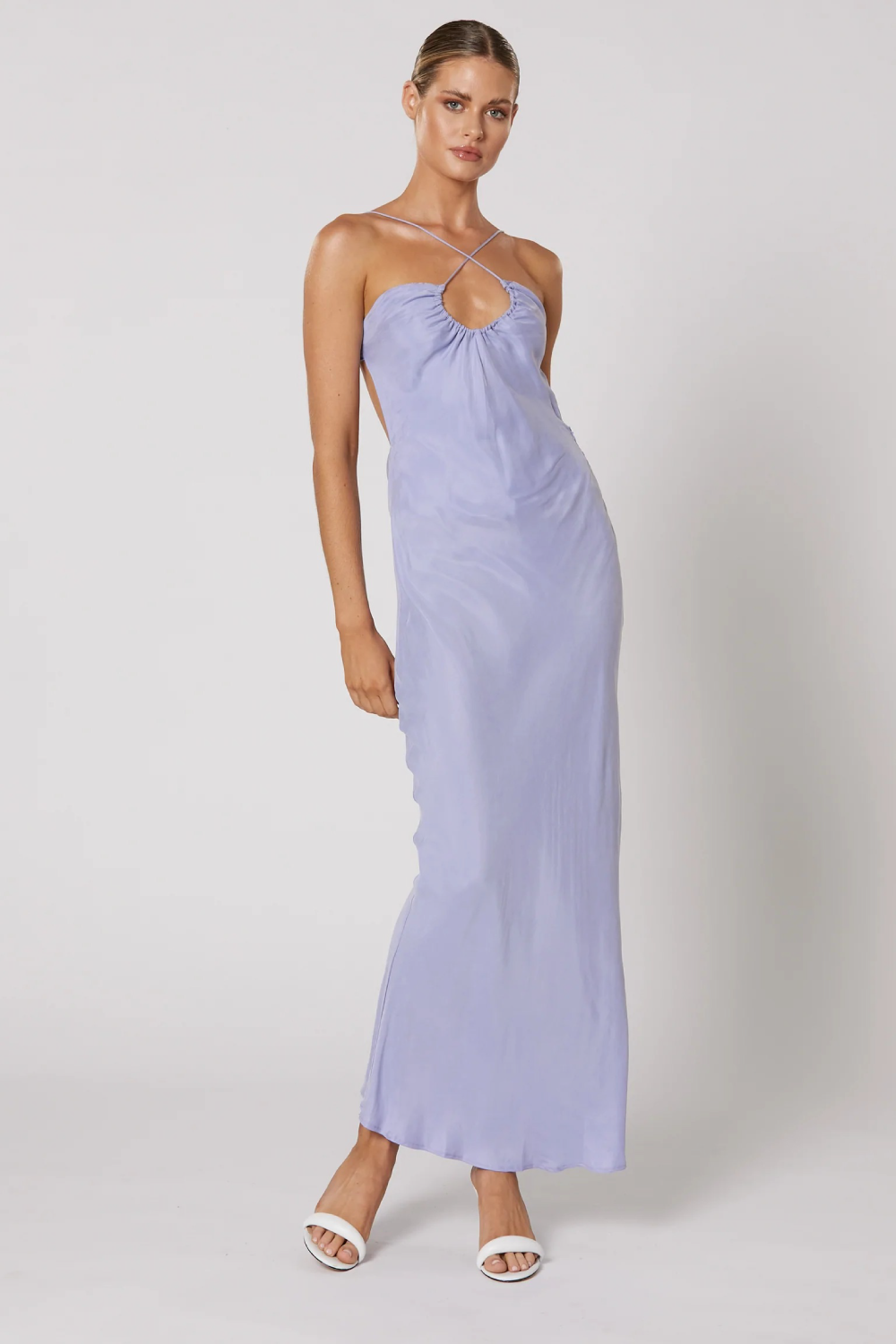 Winona Skye Clasp Dress Lavender