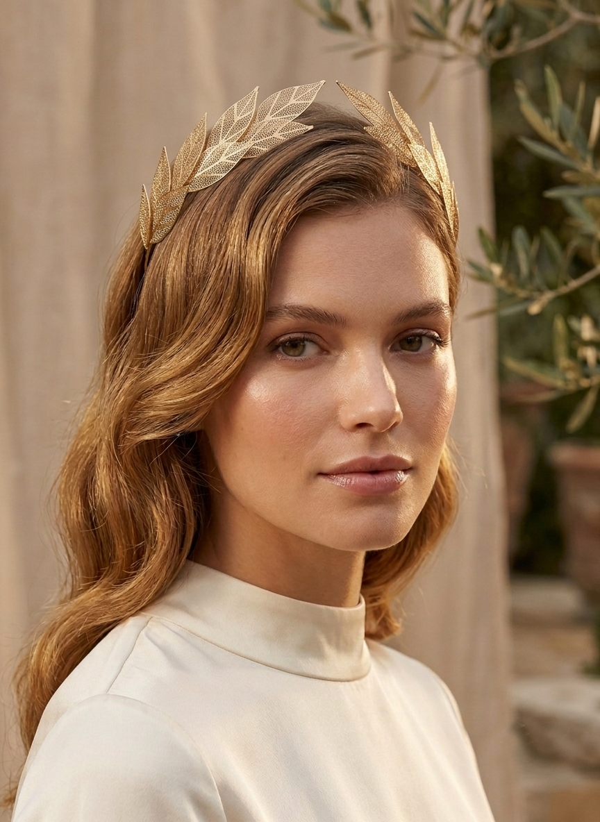 Morgan & Taylor FS388 Laurel Leaf Headpiece